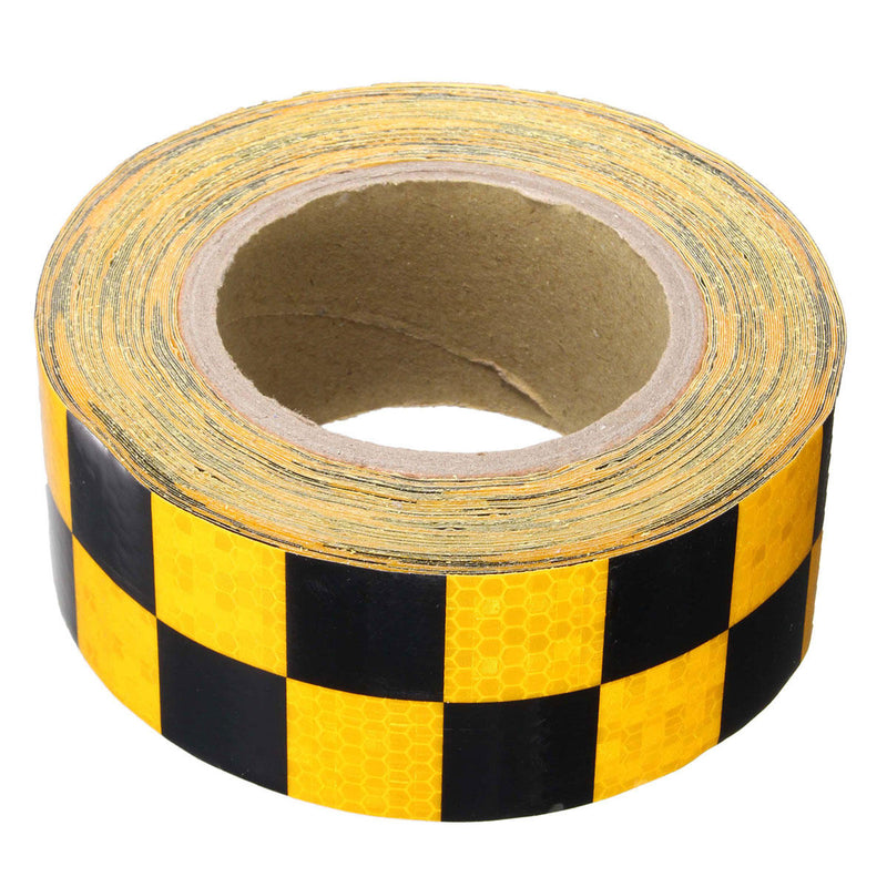 50mm x 20m Stripe Safety Reflective Self Adhesive Warning Tape Sticker