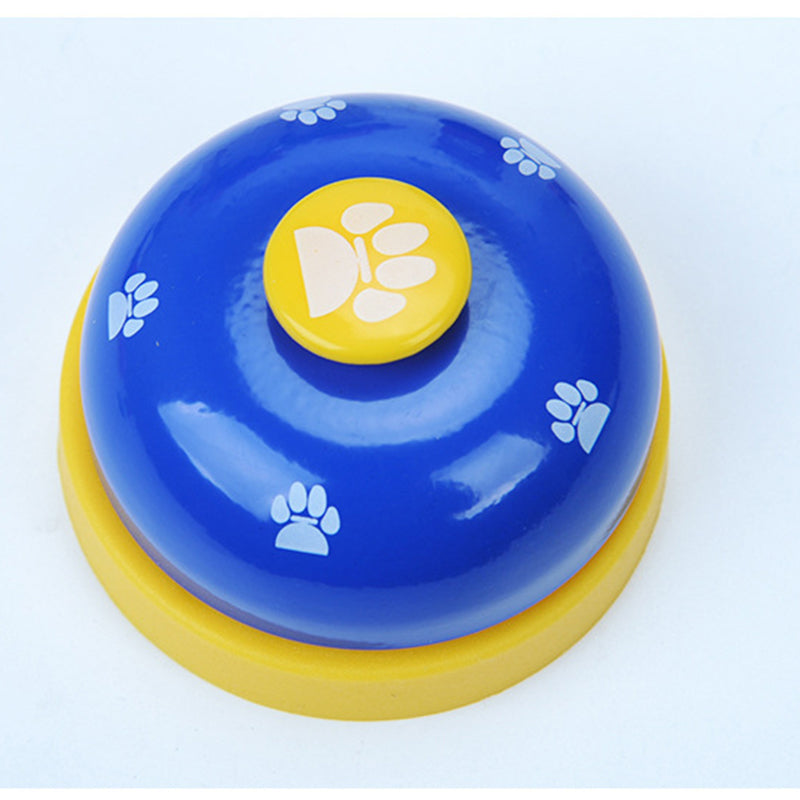 Pet Press Jingle Dog Cat Trainer Pet Intelligence Toy Footprints Press Bells Dog Paw Prints Ringer