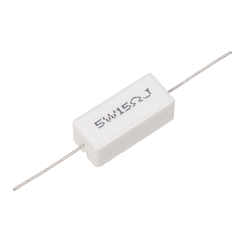 10pcs 5W 15 ohm 15R Ceramic Cement Resistor