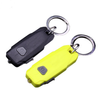 MECO 2 Pack Mini Led Lights, Portable USB Rechargeable Ultra Bright Keychain Flashlight with 2 Level Brightness Key Ring Torch