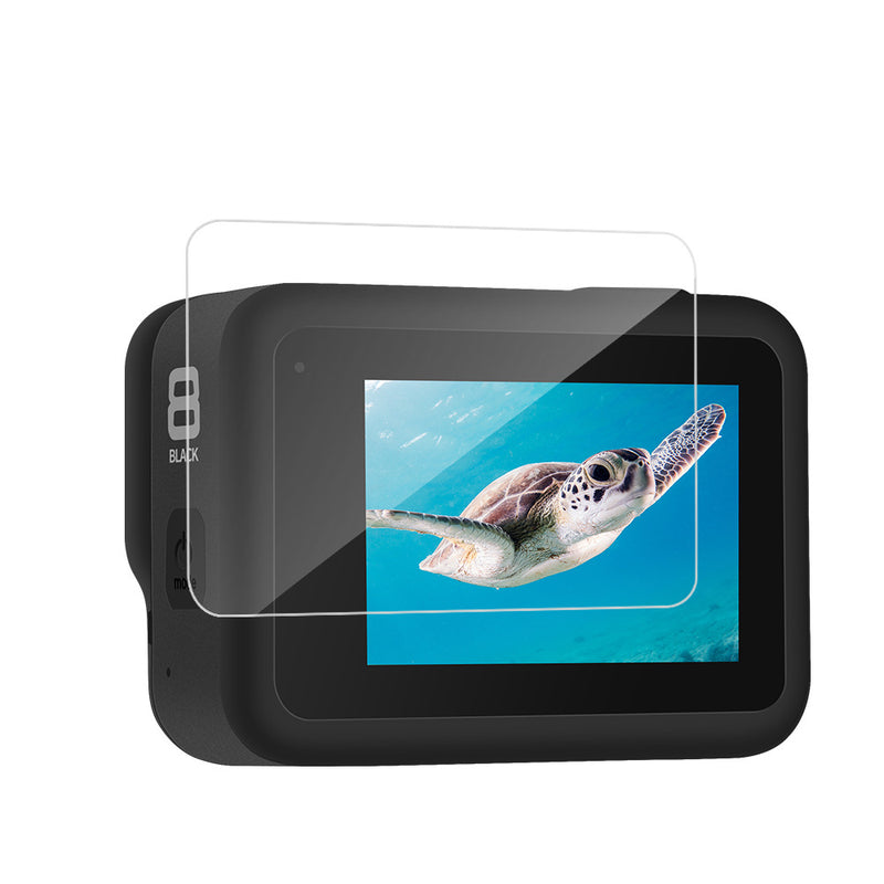 TELESIN GP-FLM-801 9H Tempered Touch Screen Lens Protective Film for GoPro Hero 8 Black Action Camera