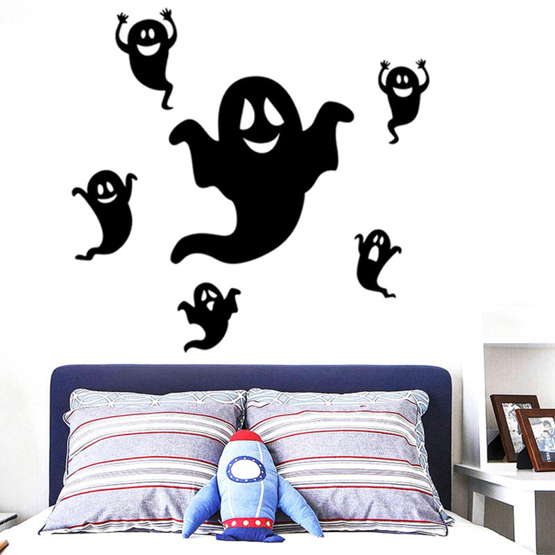 Miico FX3012 Halloween Sticker Creative Cartoon Sticker Removable Wall Sticker - Ghost