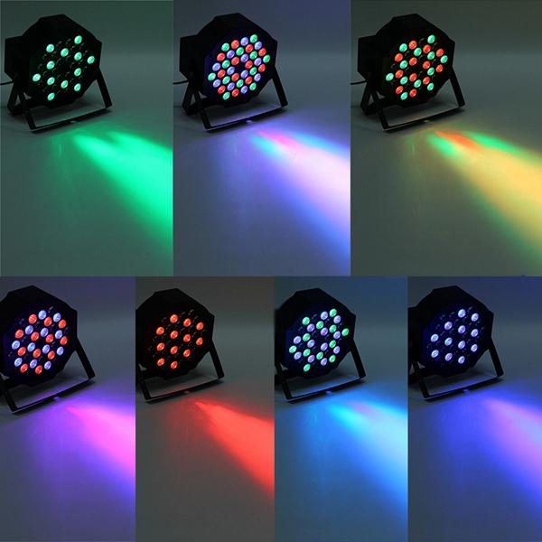 36 LED Party Light with Remote and Voice Activation - RGB DMX512 Activated Stage Disco KTV Lamp 110-240V