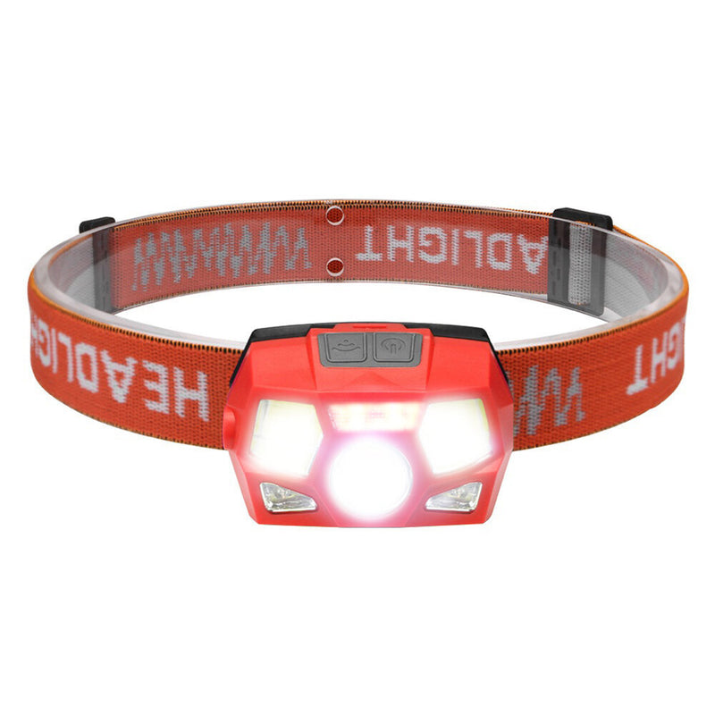 XPE+COB+LED 800LM Induction Sensor Headlamp 5 Modes IP65 Waterproof Flashlight Cycling Climbing Emergency Lantern