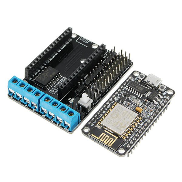 (Wifi Car Dedicated) NodeMcu Lua ESP8266 ESP-12E + WiFi Motor Drive Expansion Board