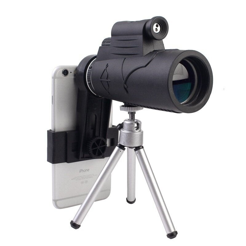 MOGE 50x60 Monocular Telescope With Lamp Lighting Long-range High-power Telescope For Outdoor Hunting CampingTravel