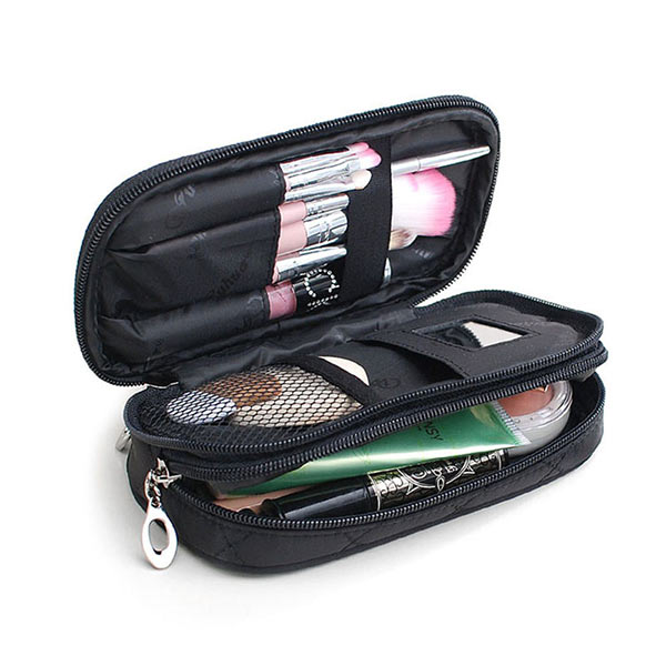 Honana HN-B56 Portable 2 Layers Travel Storage Bag Colorful Cosmetic Makeup Organizer Toiletry