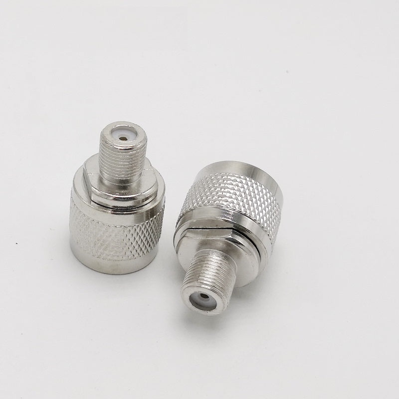 N-Type to F Connector N Male Plug to F Female Jack RF Coaxial Adapter Connector for Satellite Receiver Signal Amplifier