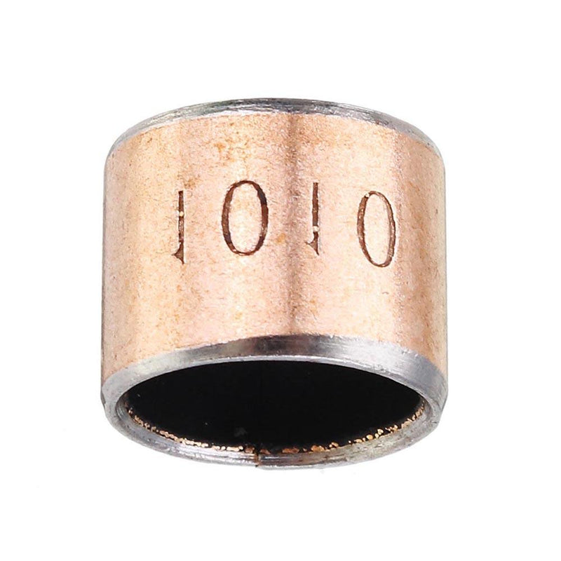 Machifit 10pcs 10x12x10mm Ball Bearing Bushes made of Copper Alloy - Bushing Bushing