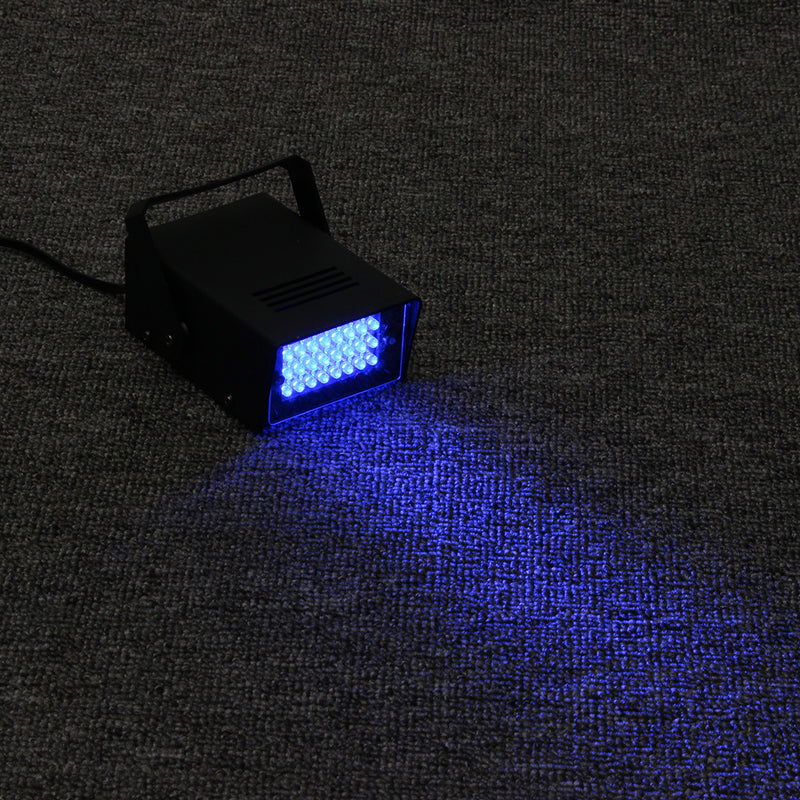 Mini 24LED Blue Flashing Strobe Party Stage Light Disco Club DJ Effect Lighting AC220V