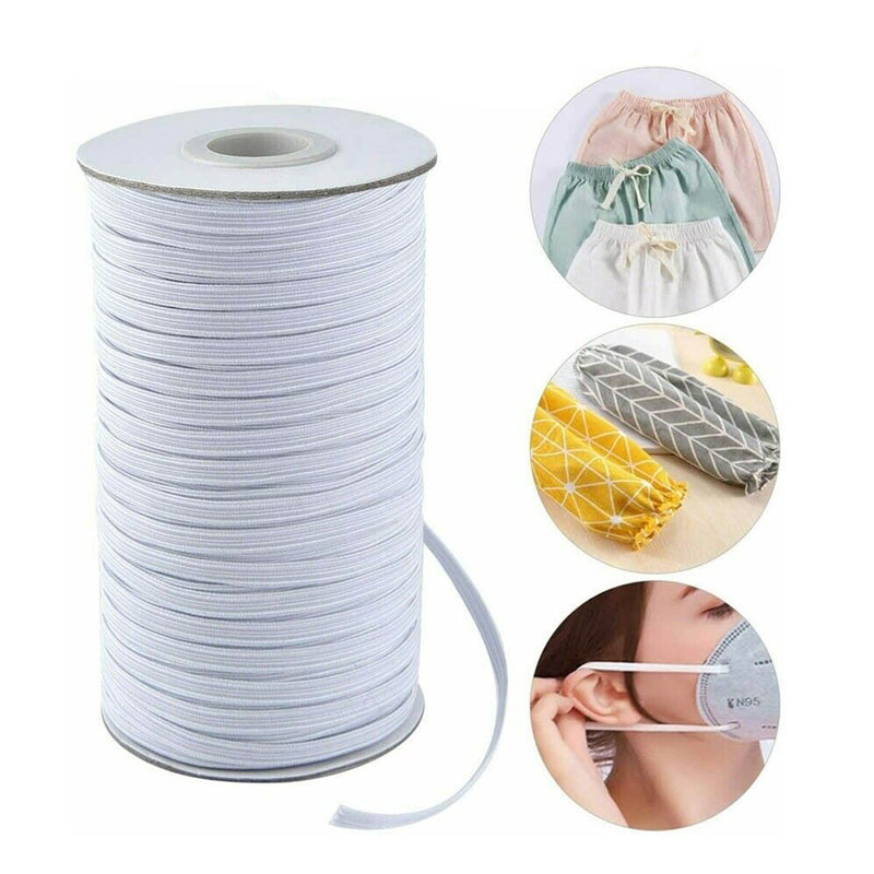 Flat Corded Elastic And Stretch Dress Making Sewing 0.3cm/0.4cm/0.5cm/0.6cm