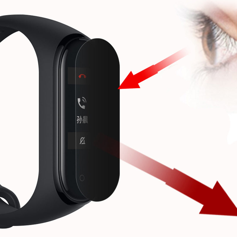 Bakeey Watch Film Anti-peeping TPU Watch Screen Protector for Xiaomi Miband 4 Non-original