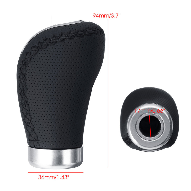 5/6 Speed & 3 Caps Adapter Universal Manual MT Car Gear Stick Shift Shifter Knob