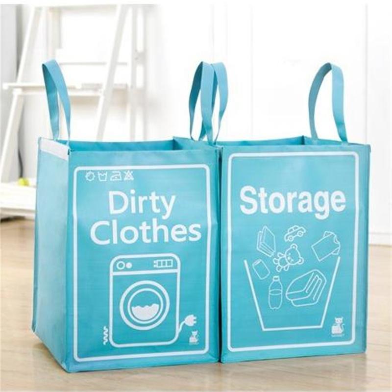 1Pc Clothes Laundry Storage Baskets Bag