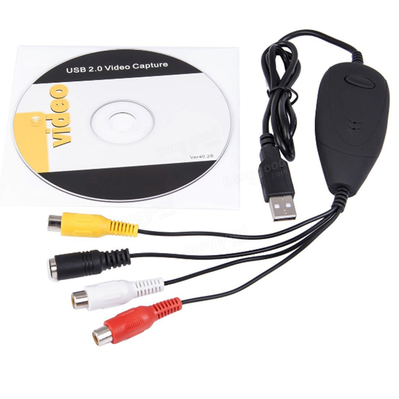 ELEGIANT USB 2.0 Video Capture Adapter for Windows XP / 2000 / Vista / Win7/ Win 8