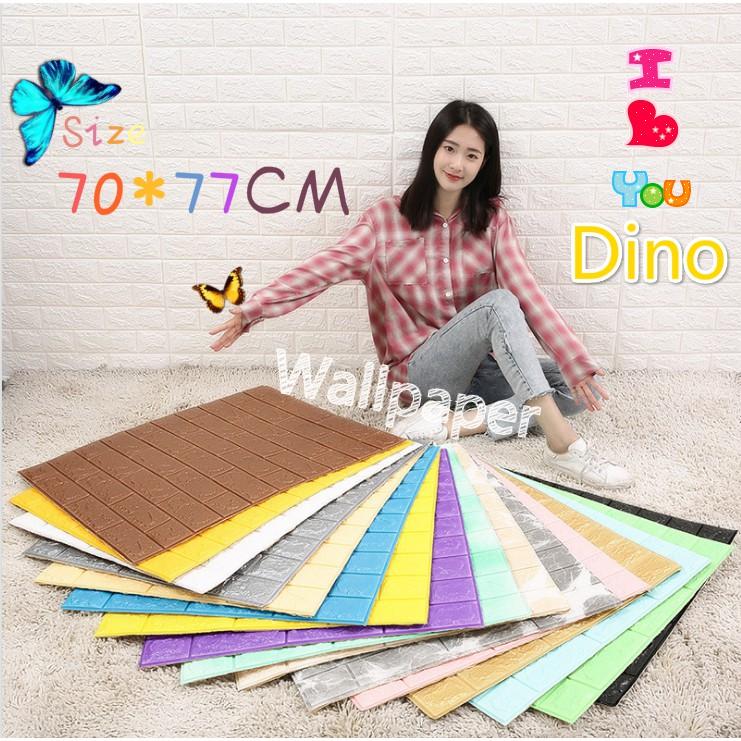 3D Wallpaper Decor Stone Brick PE Foam DIY Wall Sticker