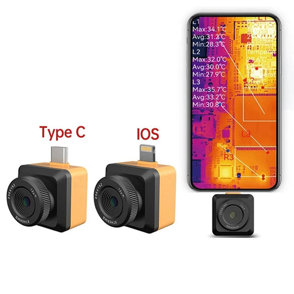 Only 10PCS BG238299INFIRAY T2S+ Thermal Imaging Camera 256192 for Smart Phone IOS Type-C Connector PCB Floor Heat Inspection Infrared Thermal Imager