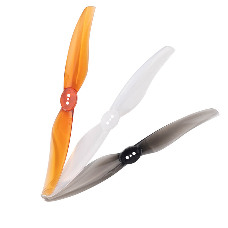 2 / 6 Pairs  Gemfan LR 5126 5.1x2.6 5.1 Inch 2-Blade Propeller Long Range PC for High-Powered RC FPV Racing Drone Performance