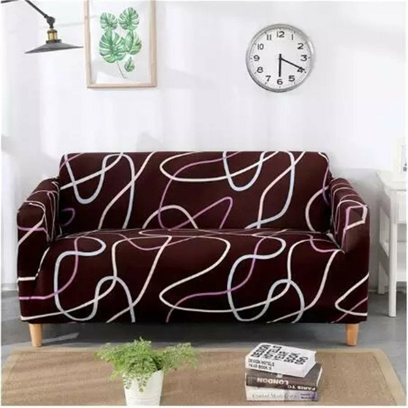 4 Seaters Elastic Sofa Cover Universal Chair Seat Protector Couch Case Stretch Slipcover Home Office Furniture Decoration