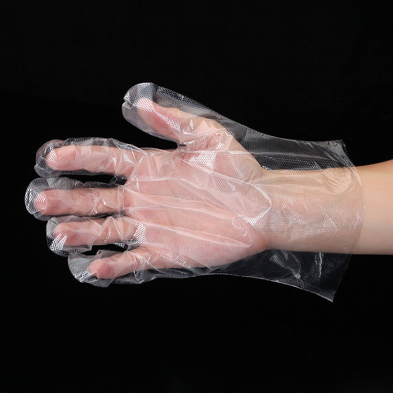 100Pcs Safety Gloves Disposable Gloves Home Kitchen Dining Transparent