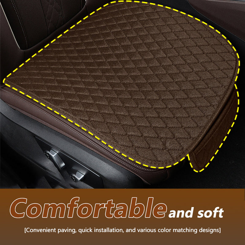 Car Seat Cushion Driver Seat Cushion With Comfort Memory Foam Non-Slip Rubber Vehicles Office Chair Home Car Pad Seat Cover