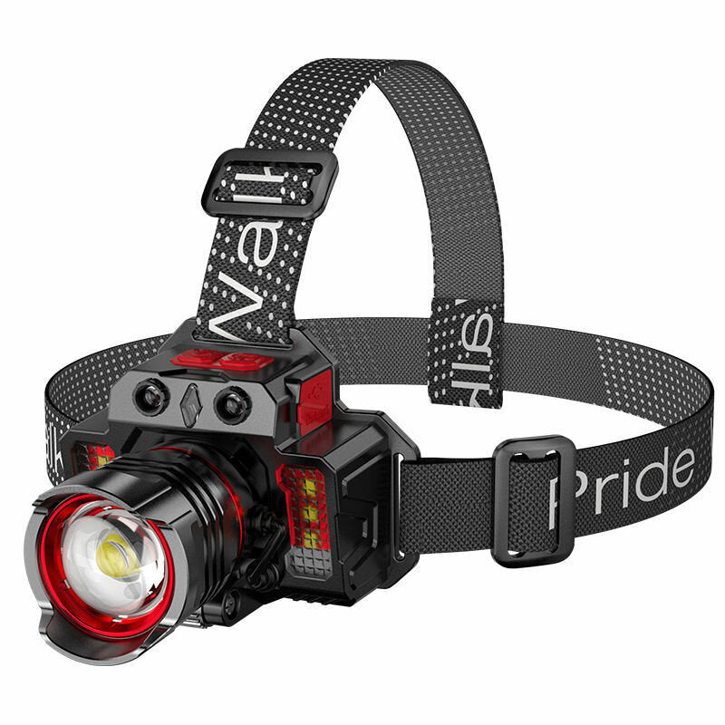 Portable Sensor Headlamp USB Rechargeable Zoom Fishing Torch Outdoor Super Bright Waterproof Headlamp Camping Lamp