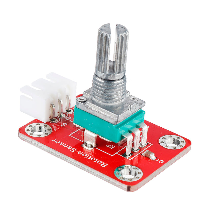 keyes brick Adjustable Potentiometer Module (Pad hole) with Anti-reverse Plug White Terminal Analog Signal