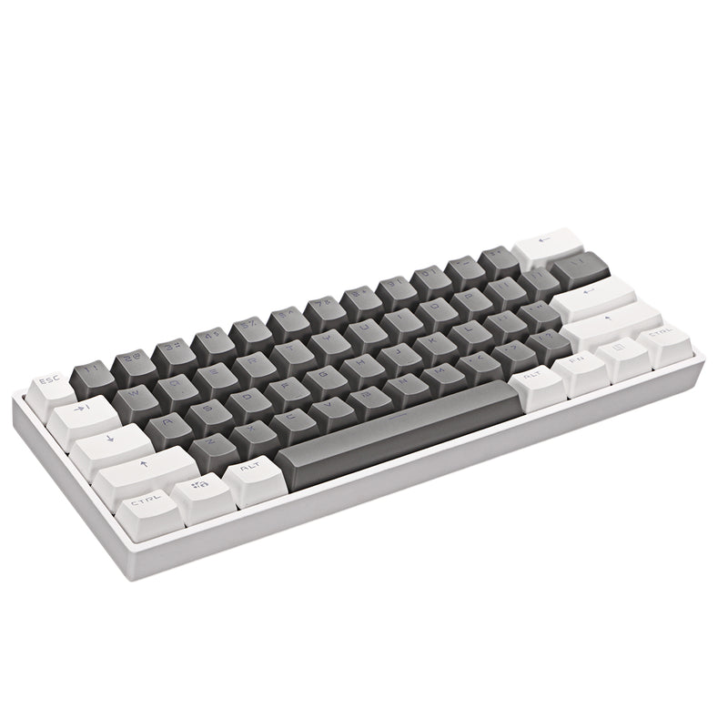 104 Keys Translucent Keycap Set PBT Matte Texture Color Matching Keycaps for Mechanical Keyboards