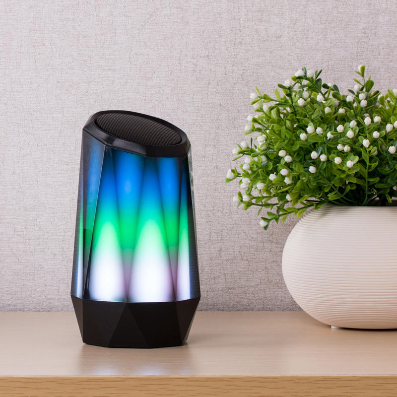 Portable LED Colorful Light bluetooth Speaker RGB Bulb Smart Wireless Better Bass Music Player Cool