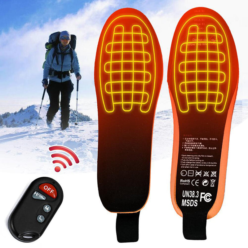 Intelligent Remote Heating Insole USB Charging 3 Model Adjustable Electric Heating Insole Cutable Foot Warmer