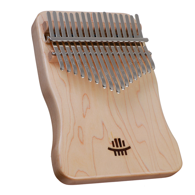 HLURU 17 Key Kalimba Finger Instrument Thumb Piano Song Book Stickers Kalimba Kit +Bag