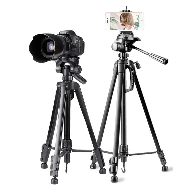 WEIFENG 3520 55CM-139CM Portable Tripod for SLR Camera Camcorder Mobile Phone Photography Selfie Live Broadcast