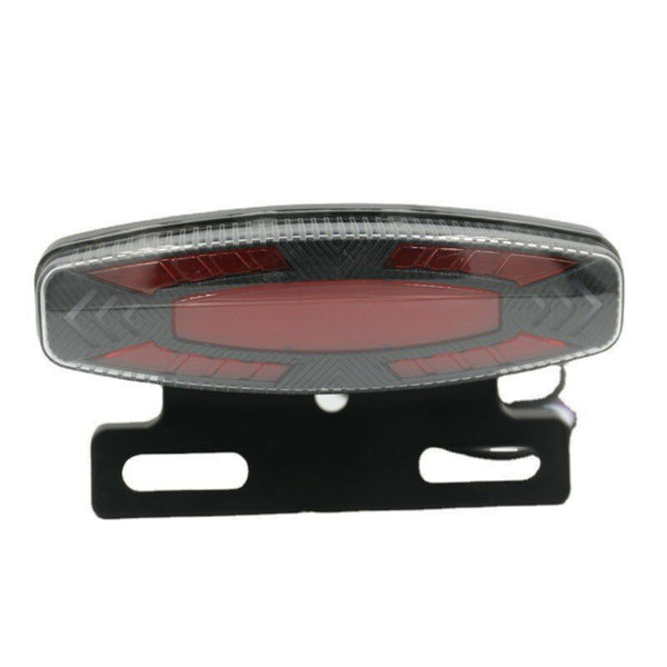 12-80V Wide Voltage Tail Light WD-04 Driving Electric Vehicle Accessories Night Running Light LED Night Riding Warning Tail Light For Electric Bicycle Electric Scooter