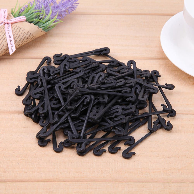 100pcs Plastic Grapes Clips for Vegetable Flower Plant Grafting Vines Clipper - Garden Tool Graft Clamp