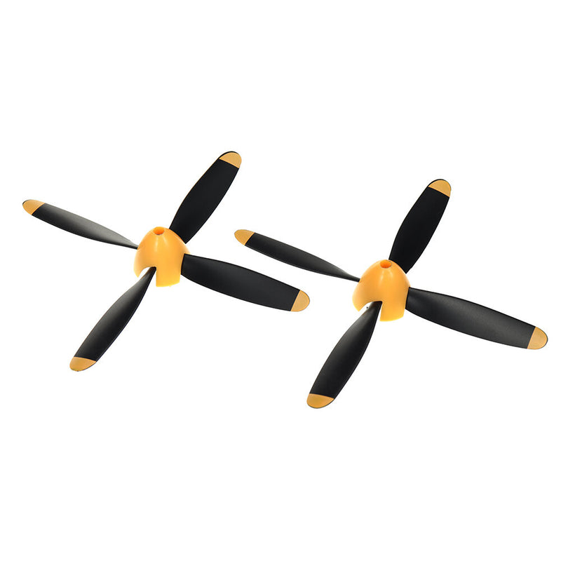 VolantexRC Mini Mustang P-51D RC Airplane Fixed Wing Spare Part 4-Blade Propeller Full Set