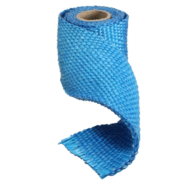 1m 2inch Virgin Glass Fiber Exhaust Pipe Insulation Heat Wrap Tape