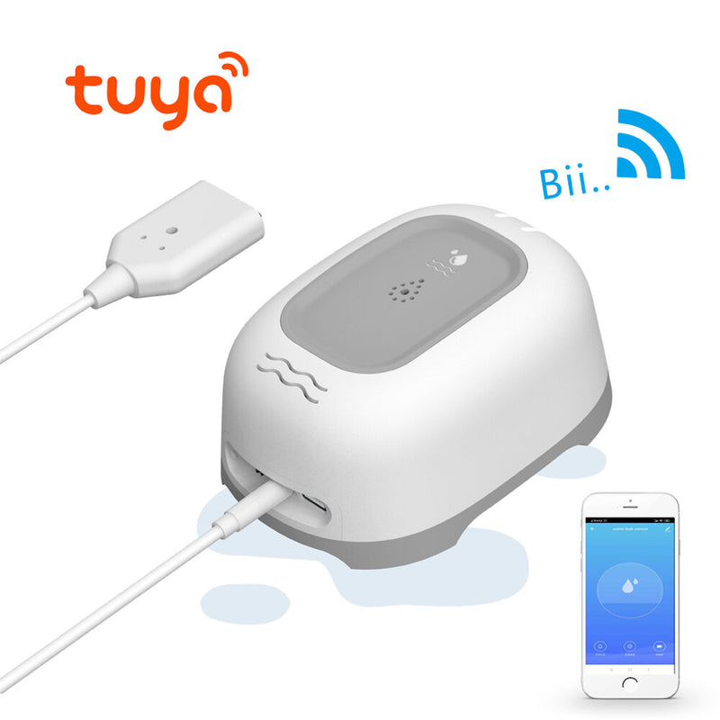 Bakeey Tuya Smart WIFI Water Leak Alarm Sensor Wireless Security Intelligent Detector APP Alert