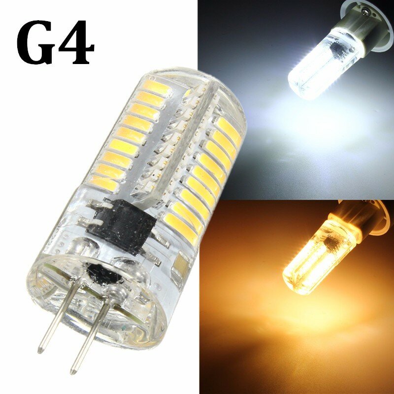 G4 G8 G9 E11 E12 E17 BA15D 3W Dimmable LED Light Bulb 4014SMD Silicone Lamp AC110V