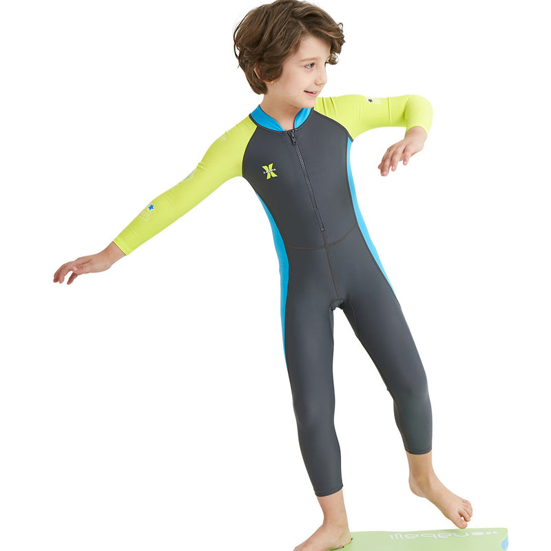 UPF50+ UV-Proof Children Full Body Wetsuits Kids Swimwears Diving Suits For Boys Girls Surfing Water Sports