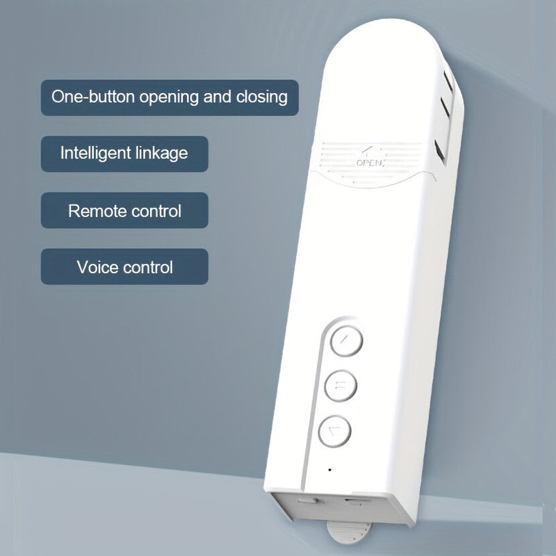 Tuya Intelligent Electric Pull Bead Curtain Motor APP Remote Control Automatic Electric Curtain Roller Shutter Moter Blinds Driver Voice Control with Alexa Google Home Smart Home Device