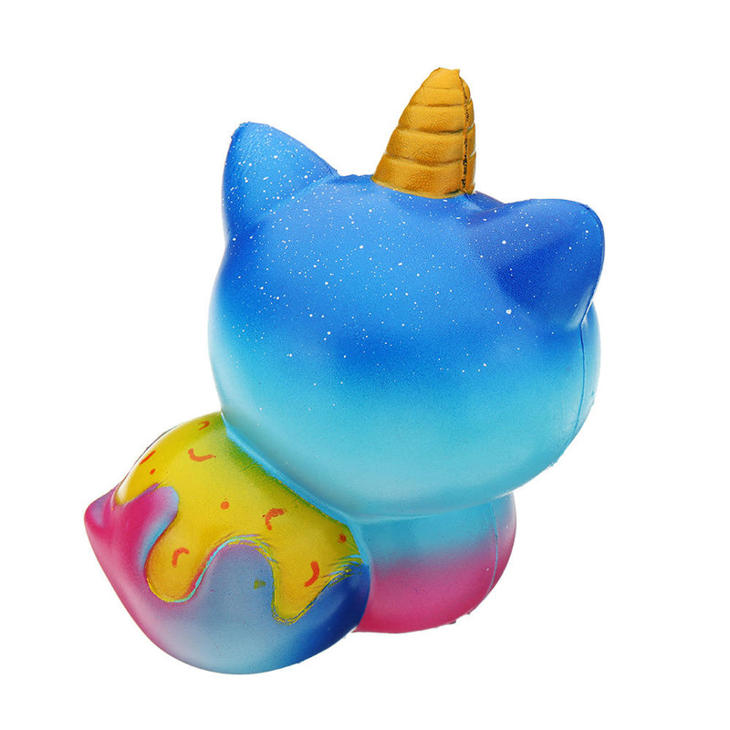 Galaxy Unicorn Cat Squishy 12*8.2CM Slow Rising Soft Collection Gift Decor Toy