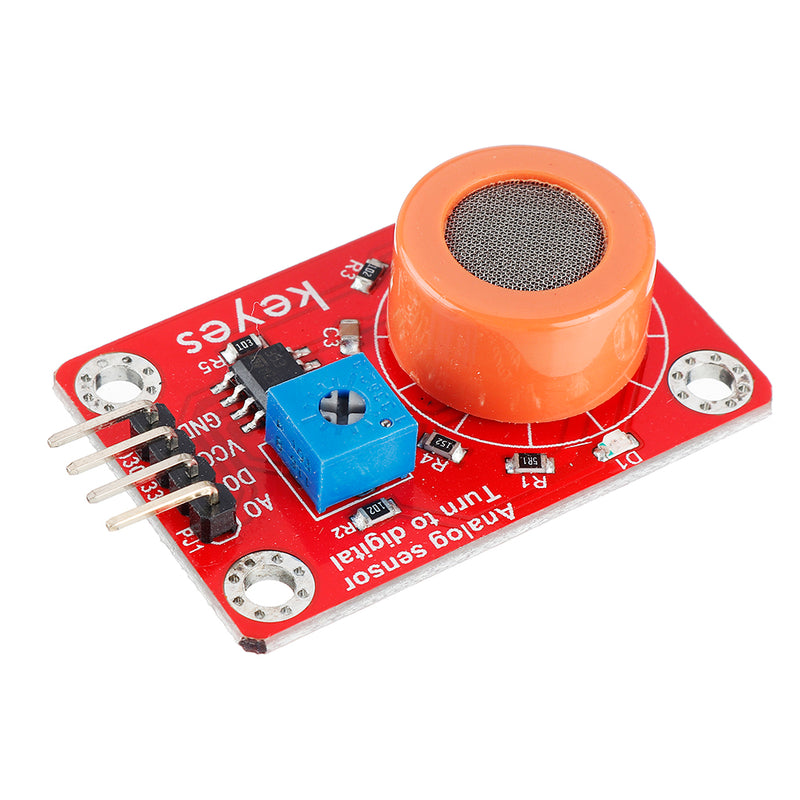 Keyes Brick MQ-3 Alcohol Sensor Module with Pin Header Digital Signal and Analog Signal