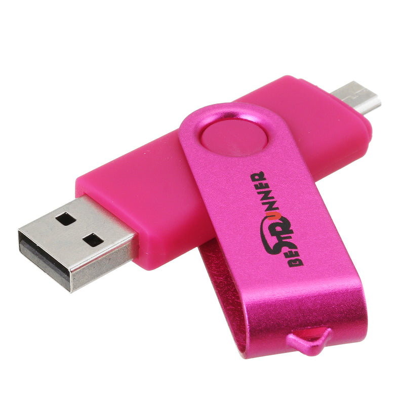 Bestrunner Type-C USB 2.0 64GB OTG Flash Drive U Disk 360 Degree Rotation for Type-C Smart Phone Tablet Laptop