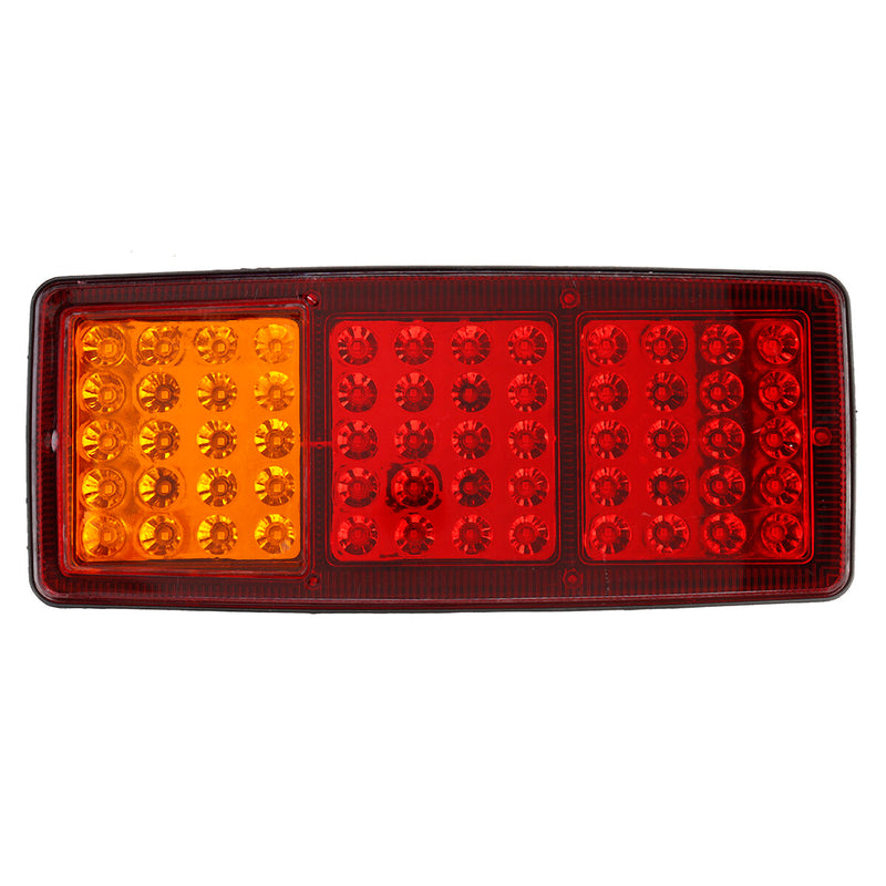 2pcs 24V 60 LED Rear Tail Light Waterproof Brake Stop Reverse Lamp For Trailer Truck Car Boat Caravan Van