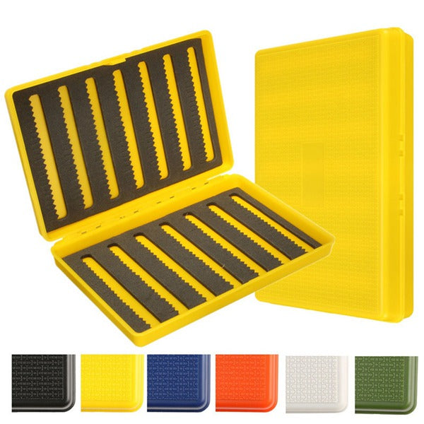 Plastic Slim Fly Fishing Box Fishing Tackle Box Slit Foam Insert