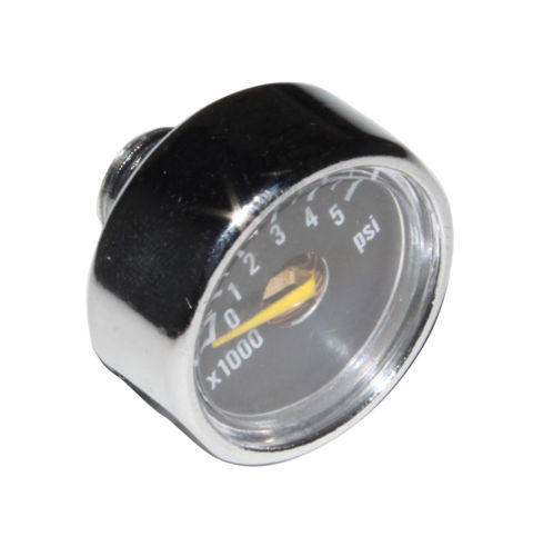 Micro Gauge 1 inch 25mm 0 to 5000psi High Pressure for HPA Paintball Tank CO2 PCP