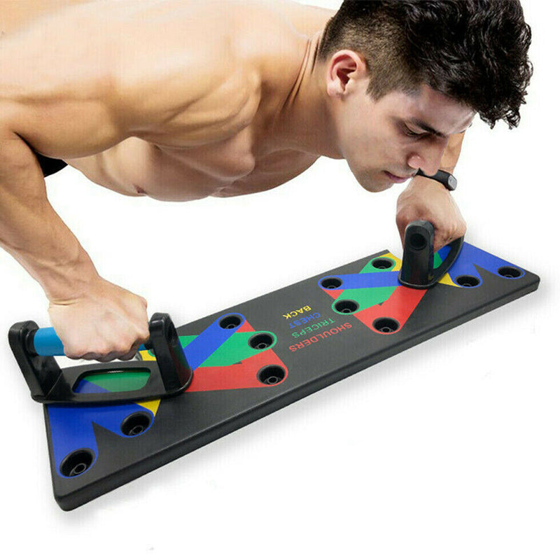 9 In 1 Push-Up Board Fitness Workout Muscle Strength Training Push Up Stand Home Exercise Tools