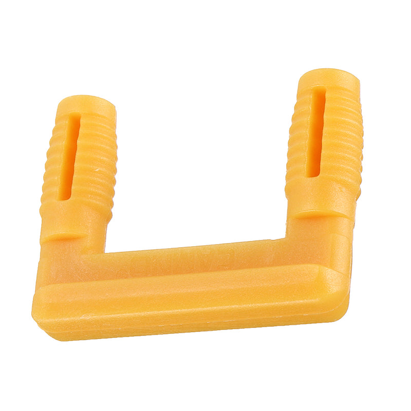 10pcs U-shaped Wood Board Connector Plastic Stealth Right Angle Fixed Cabinet Hinge Buckle Lock Furniture Fastener Hardware