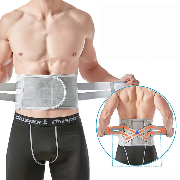 2023 Back Support Belt Widen Comfort Anti-Skid Waist Spine Protection for Sport Injury Recovery