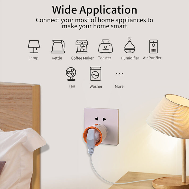 Tuya ZIGBE 3.0 Smart Socket EU Plug 16A Outlet Wireless Remote Phone Control Voice Controller Work with Tuya Gateway Hub Alexa Google Home